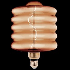 Λάμπα LED Vintage 8W E27 230V 300lm 2000K Ντιμαριζόμενη Golden Glass